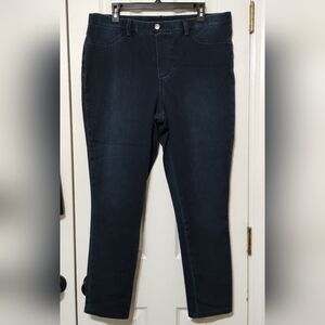 Bella Legging Women's Size XL Dark Wash Jeggings